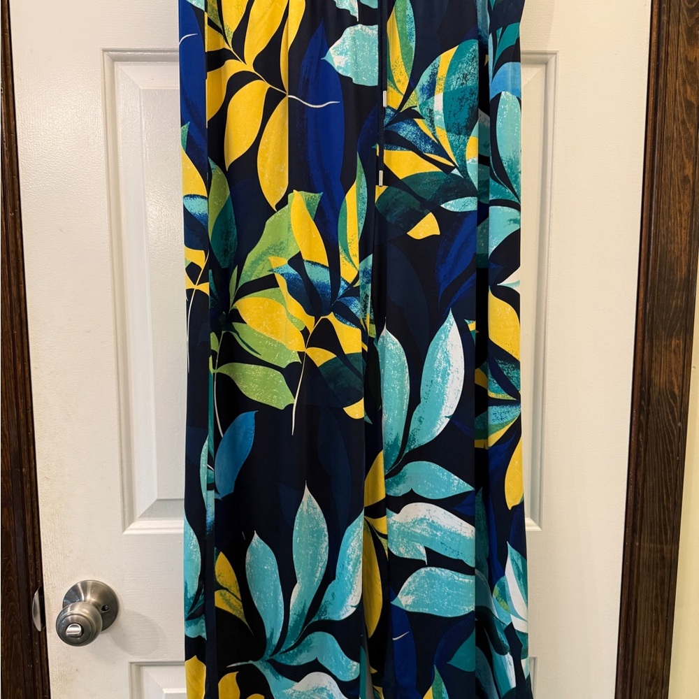 Floral Print Pants - Multicolor